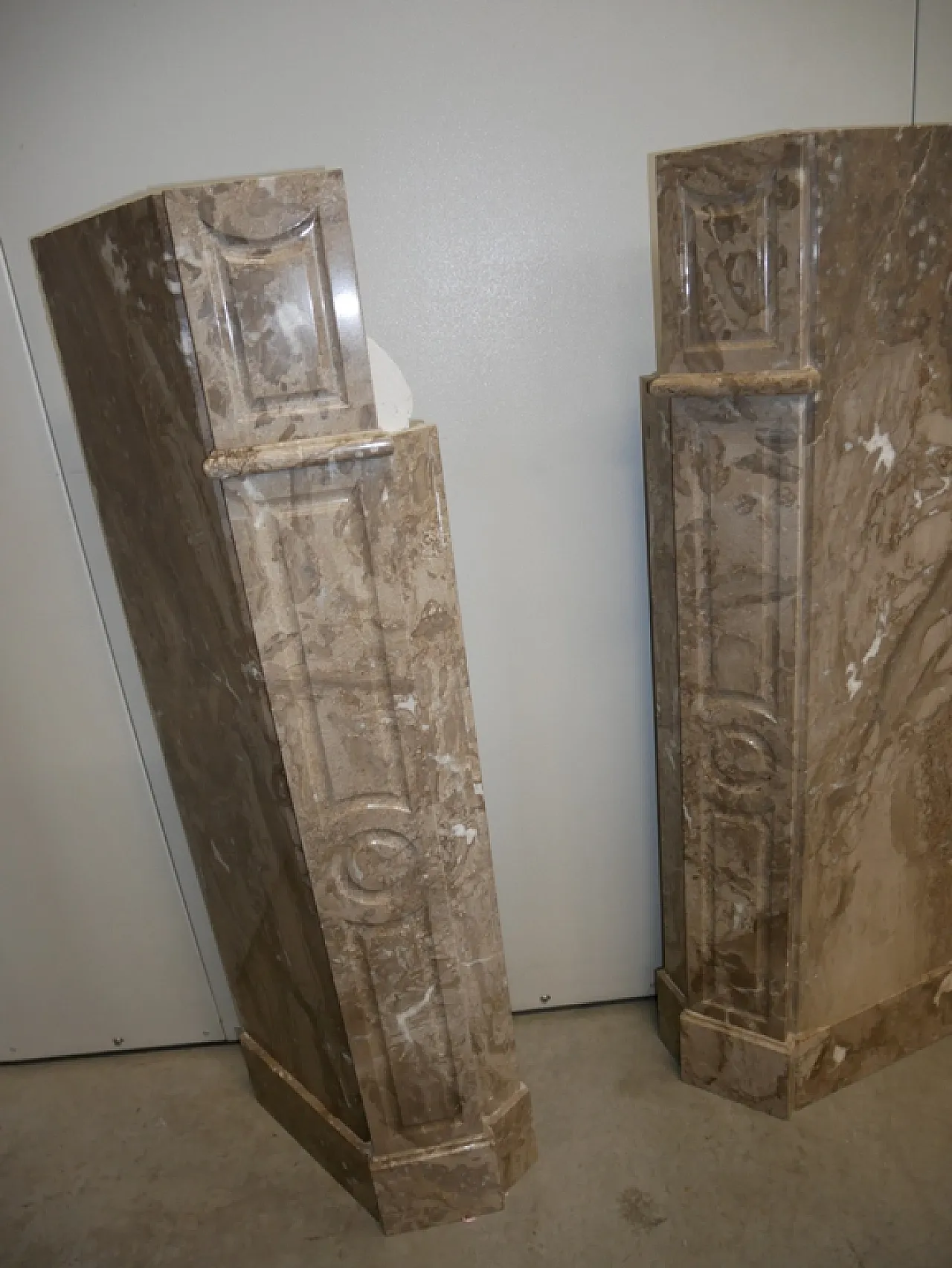 LXV style marble fireplace, 19th century 4