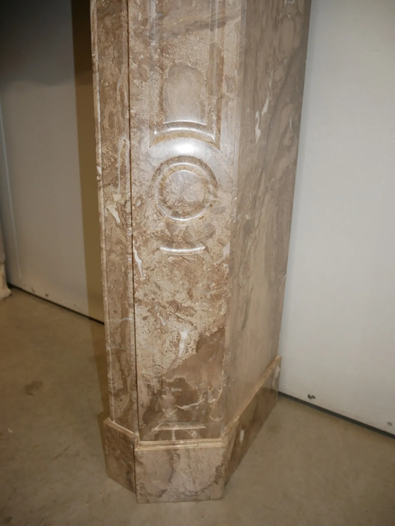 LXV style marble fireplace, 19th century 5