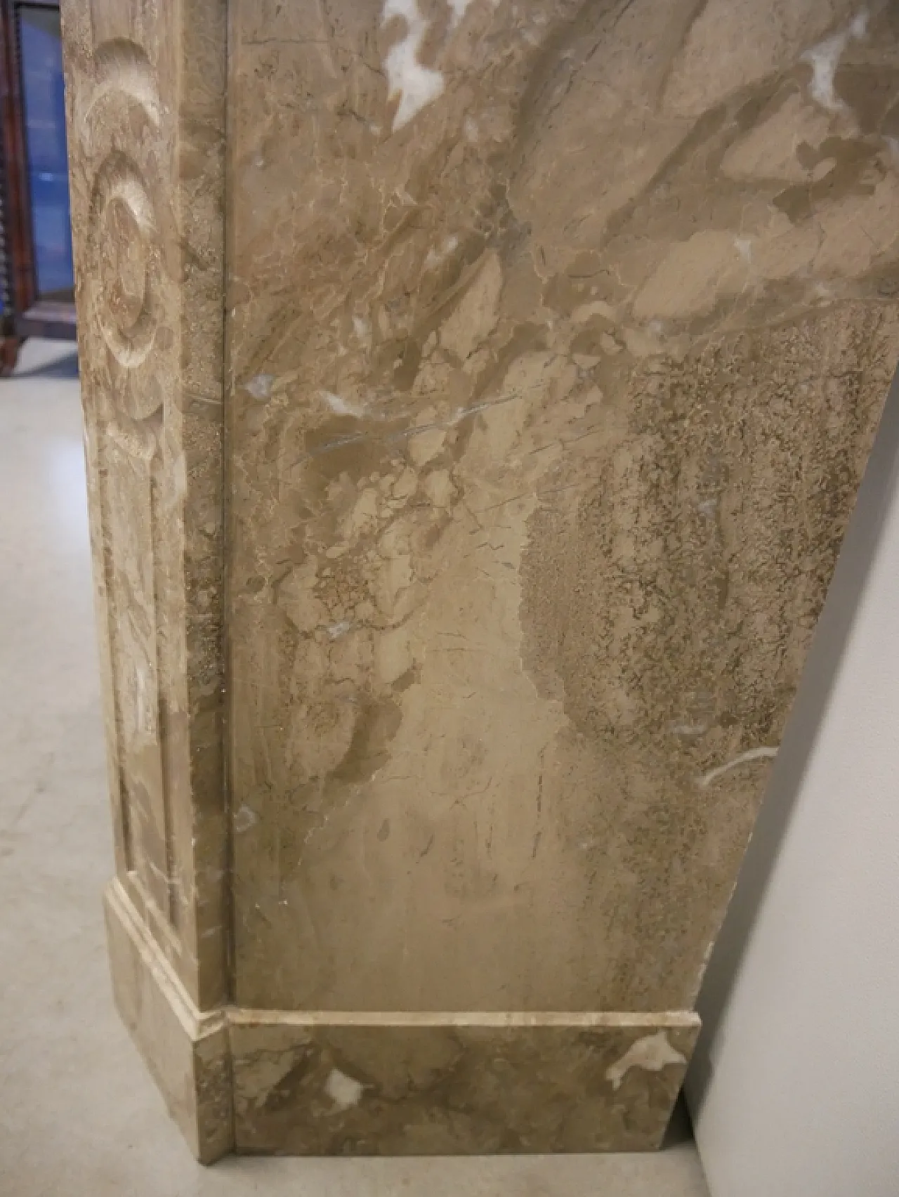 LXV style marble fireplace, 19th century 6