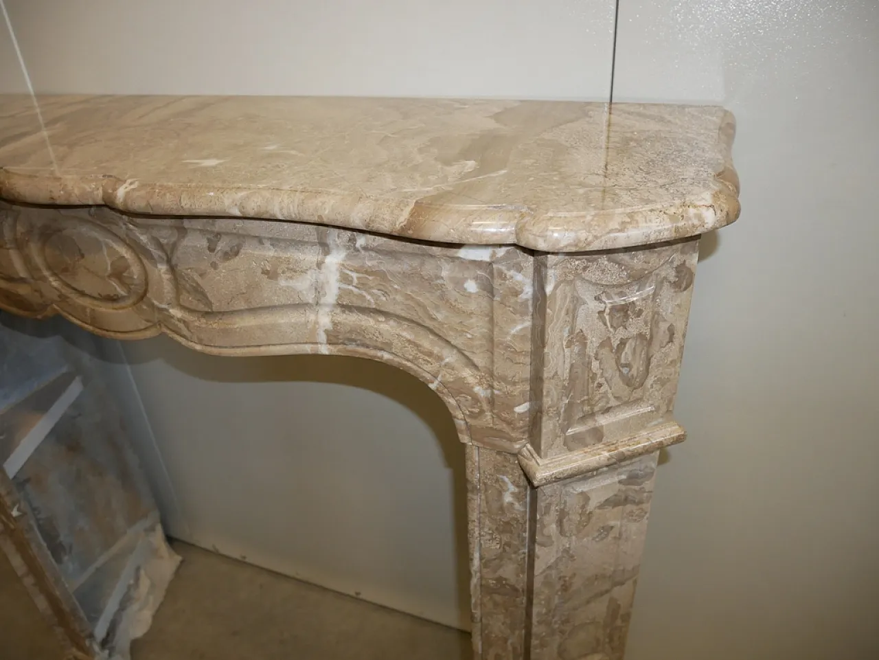 LXV style marble fireplace, 19th century 7