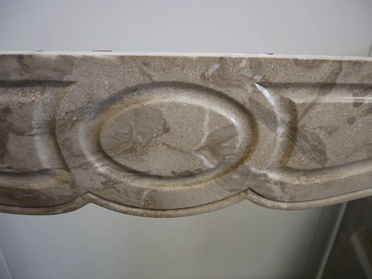 LXV style marble fireplace, 19th century 8