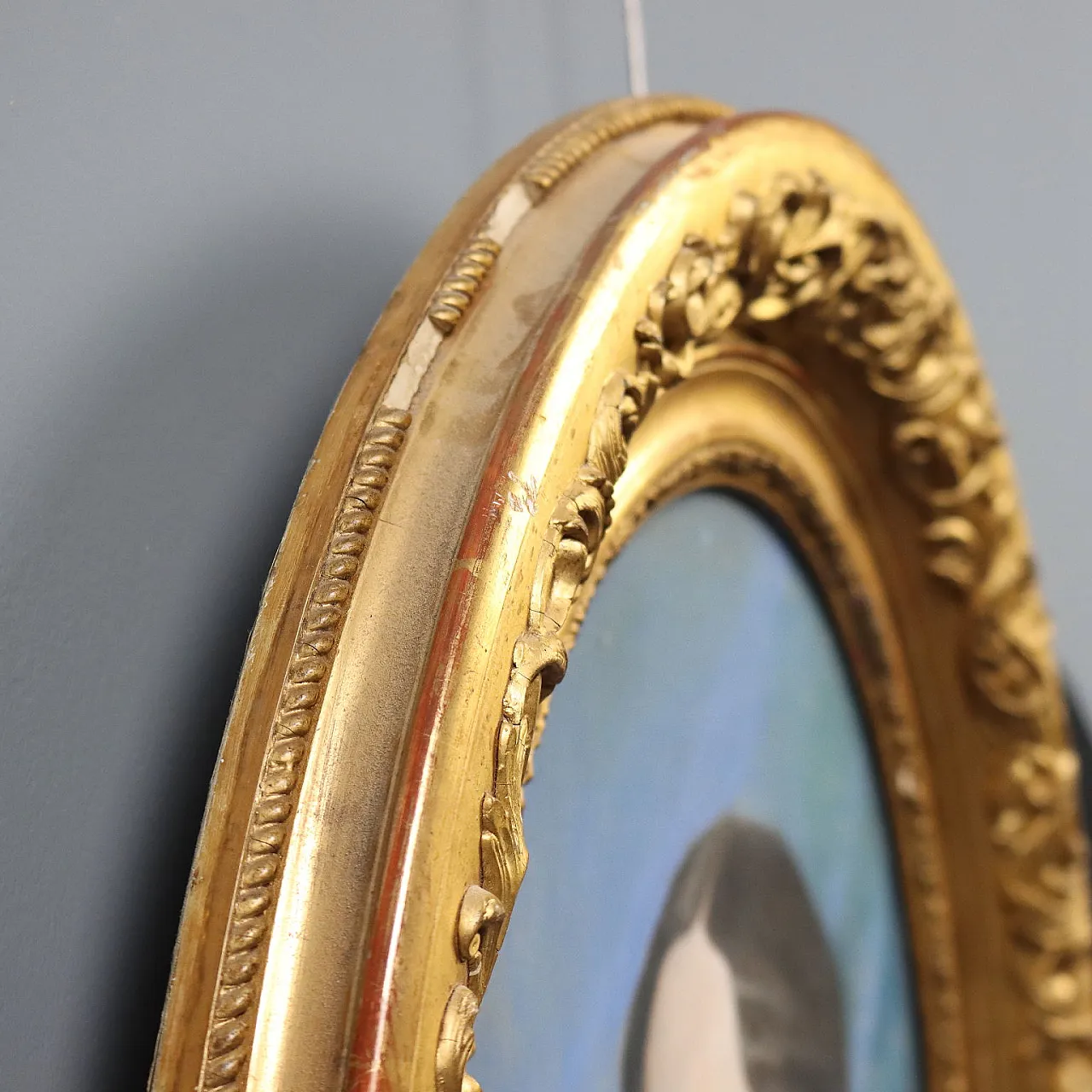 Half-length figure of a woman, pastels on cardboard, 19th century 9