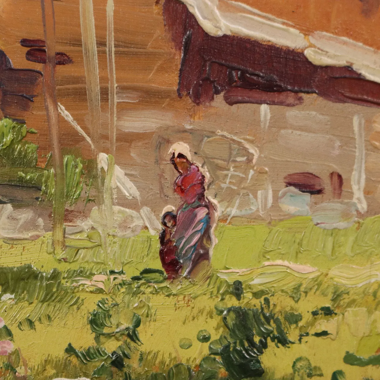 Giuseppe Gheduzzi, oil on panel, 20th century 4