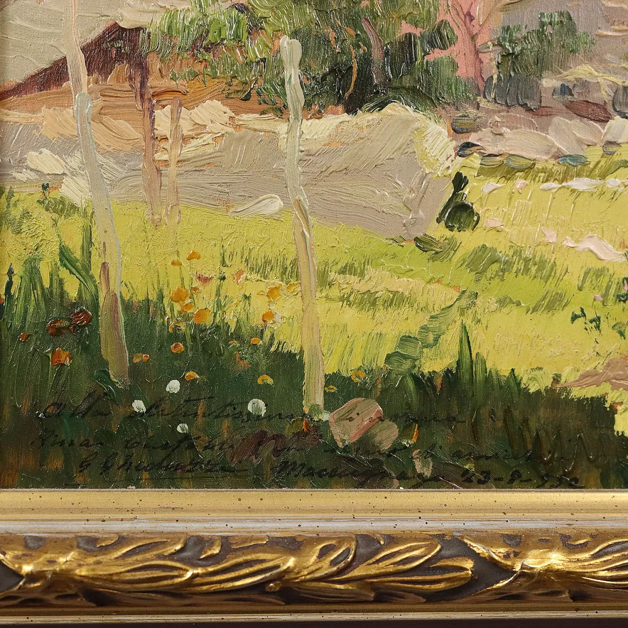 Giuseppe Gheduzzi, oil on panel, 20th century 6