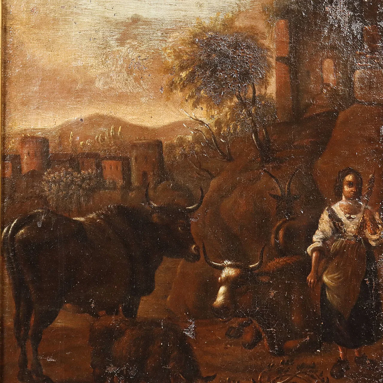 Oil on canvas mounted on panel, 18th century 3