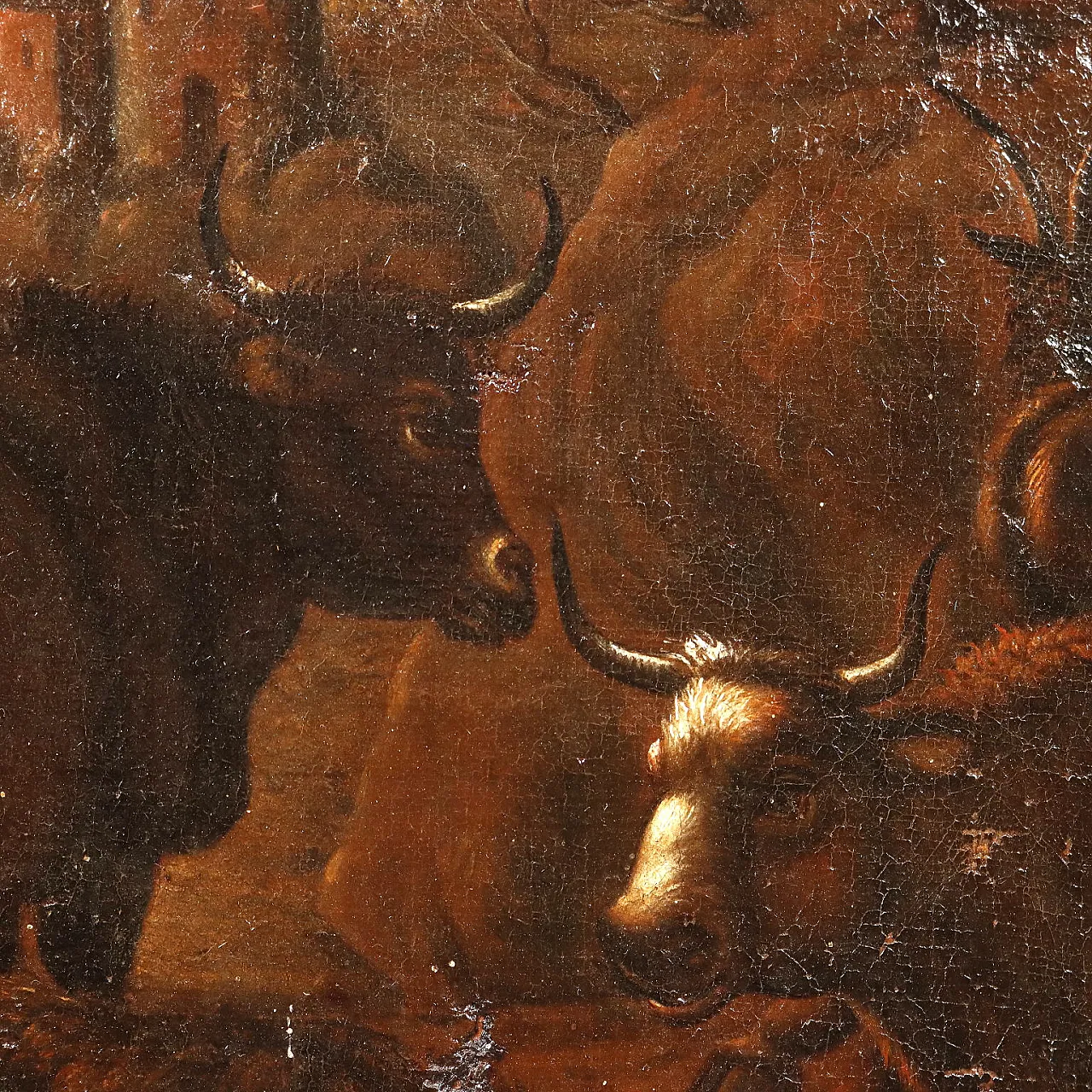 Oil on canvas mounted on panel, 18th century 4