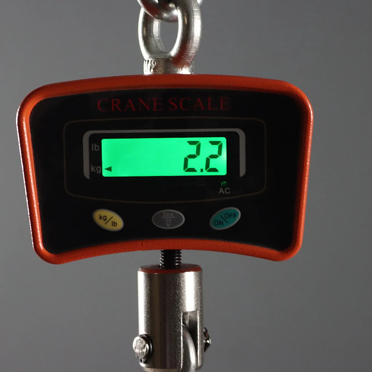 Red enameled aluminum chandelier and glass diffuser, 20th century 9