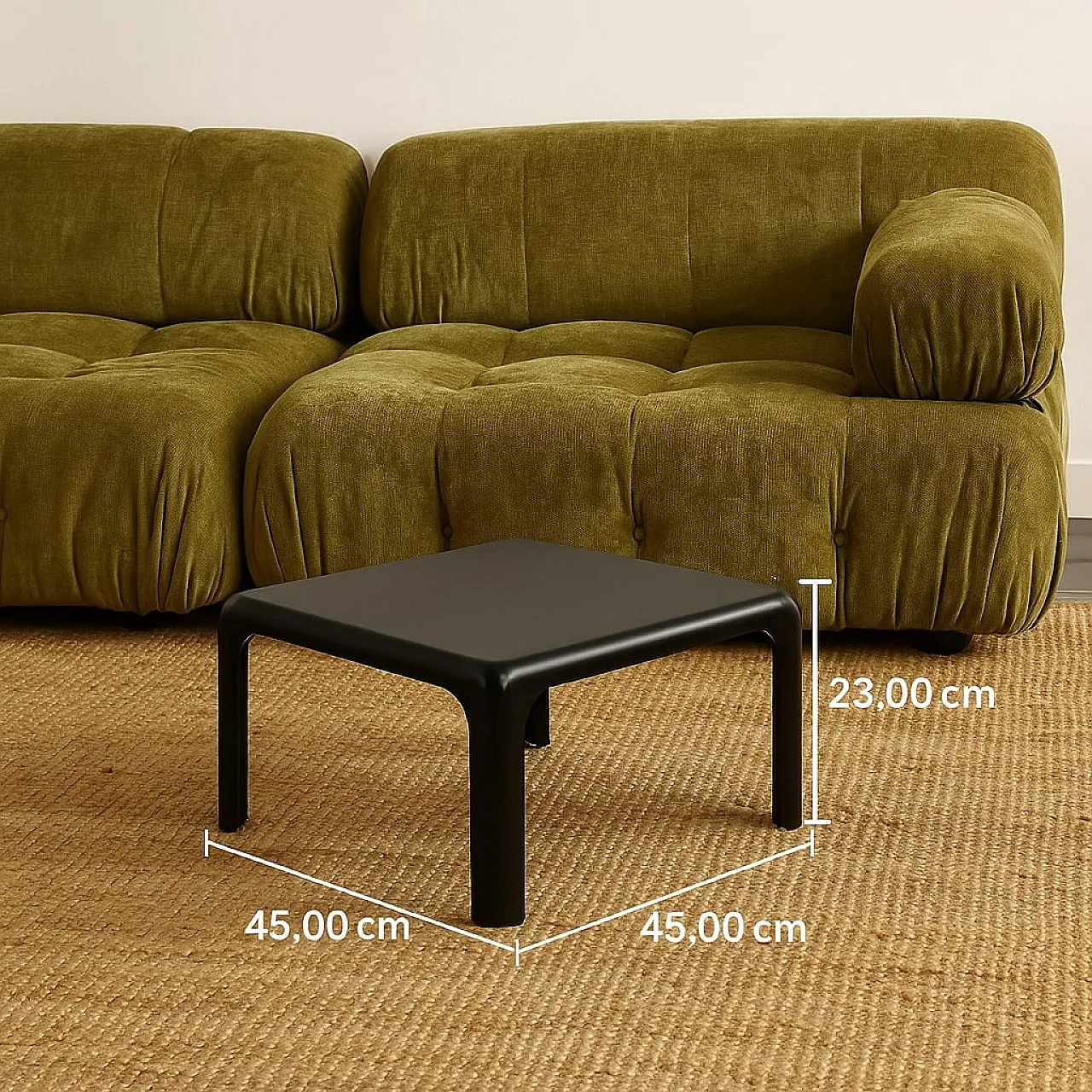 Demetrio 45 coffee table by Artemide, 1970s 2