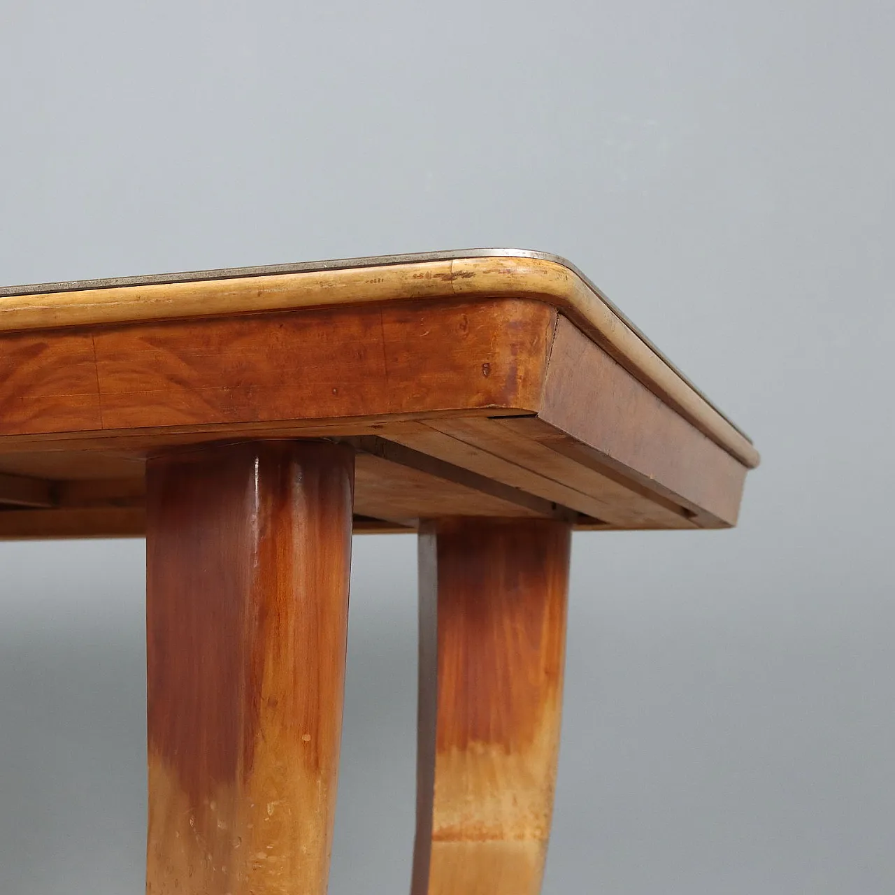 Beech, poplar, grit and glass table, 20th century 5