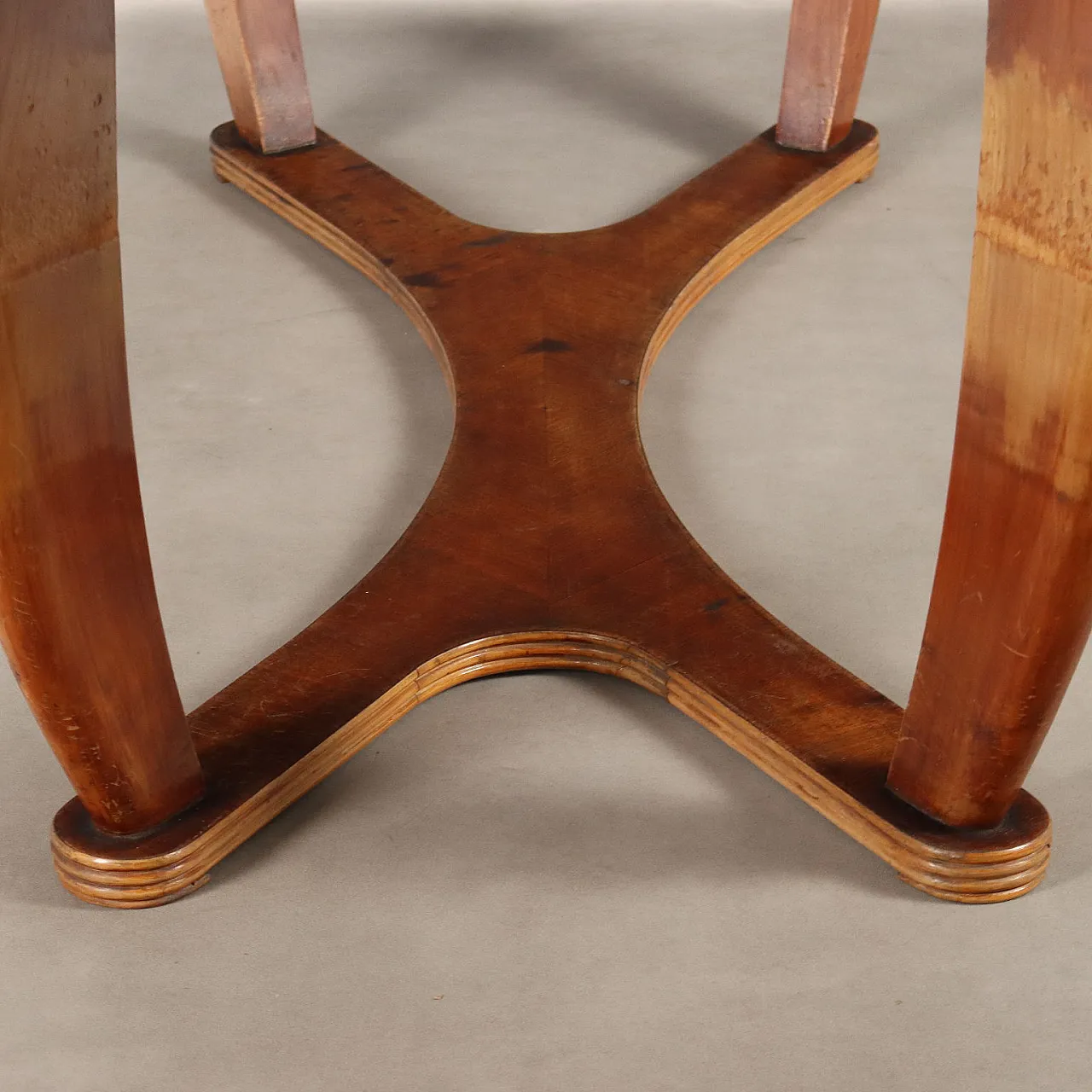 Beech, poplar, grit and glass table, 20th century 7