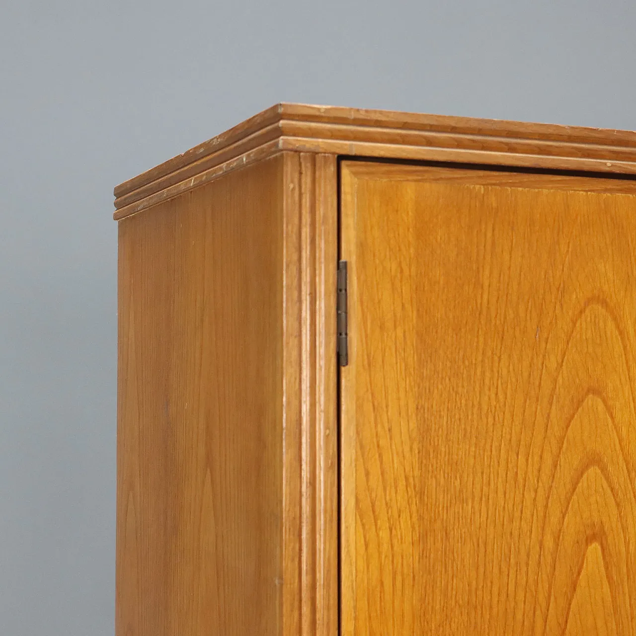 Storage unit with 2 folding doors, oak veneer, 20th century 6