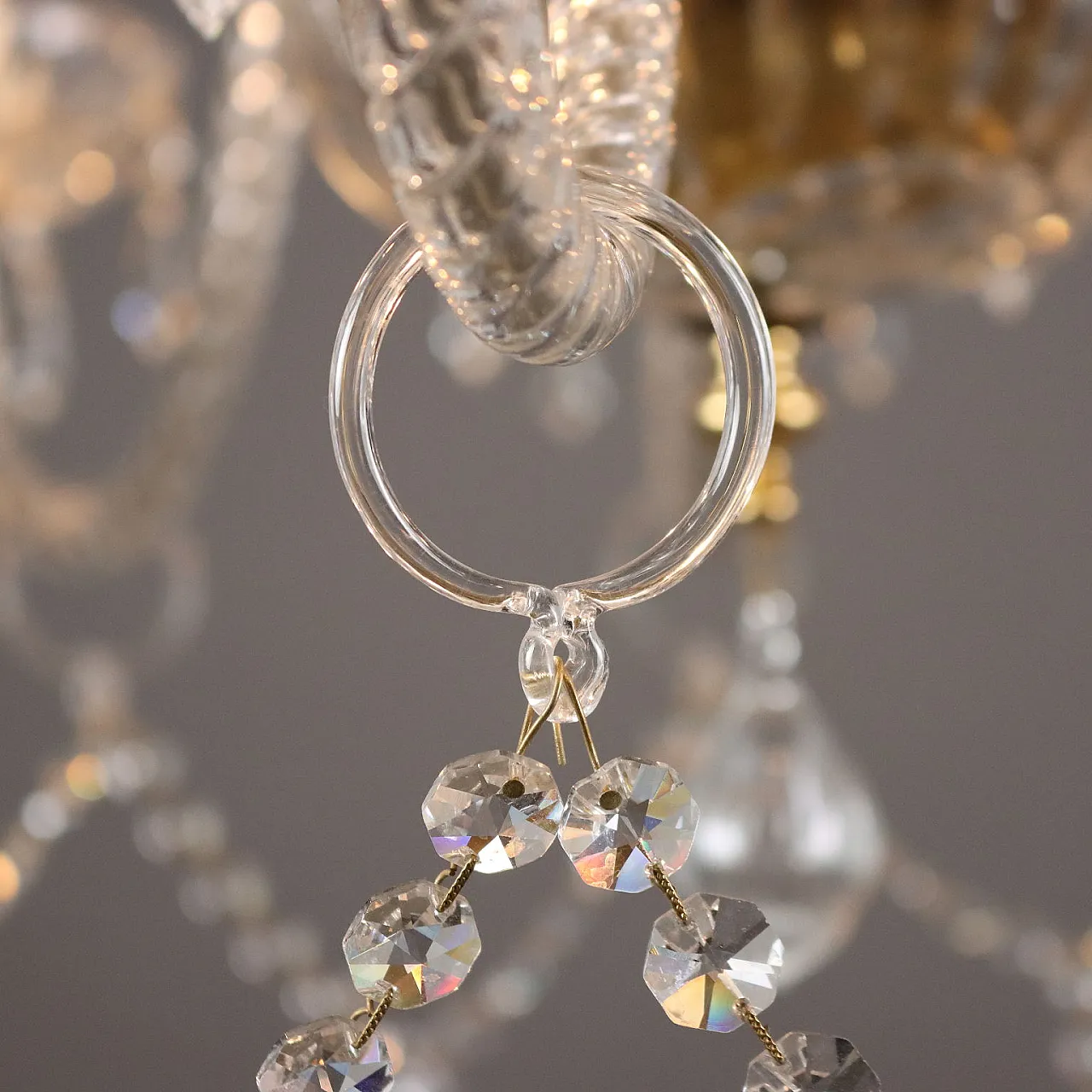 Lampadario in vetro soffiato, '900 9