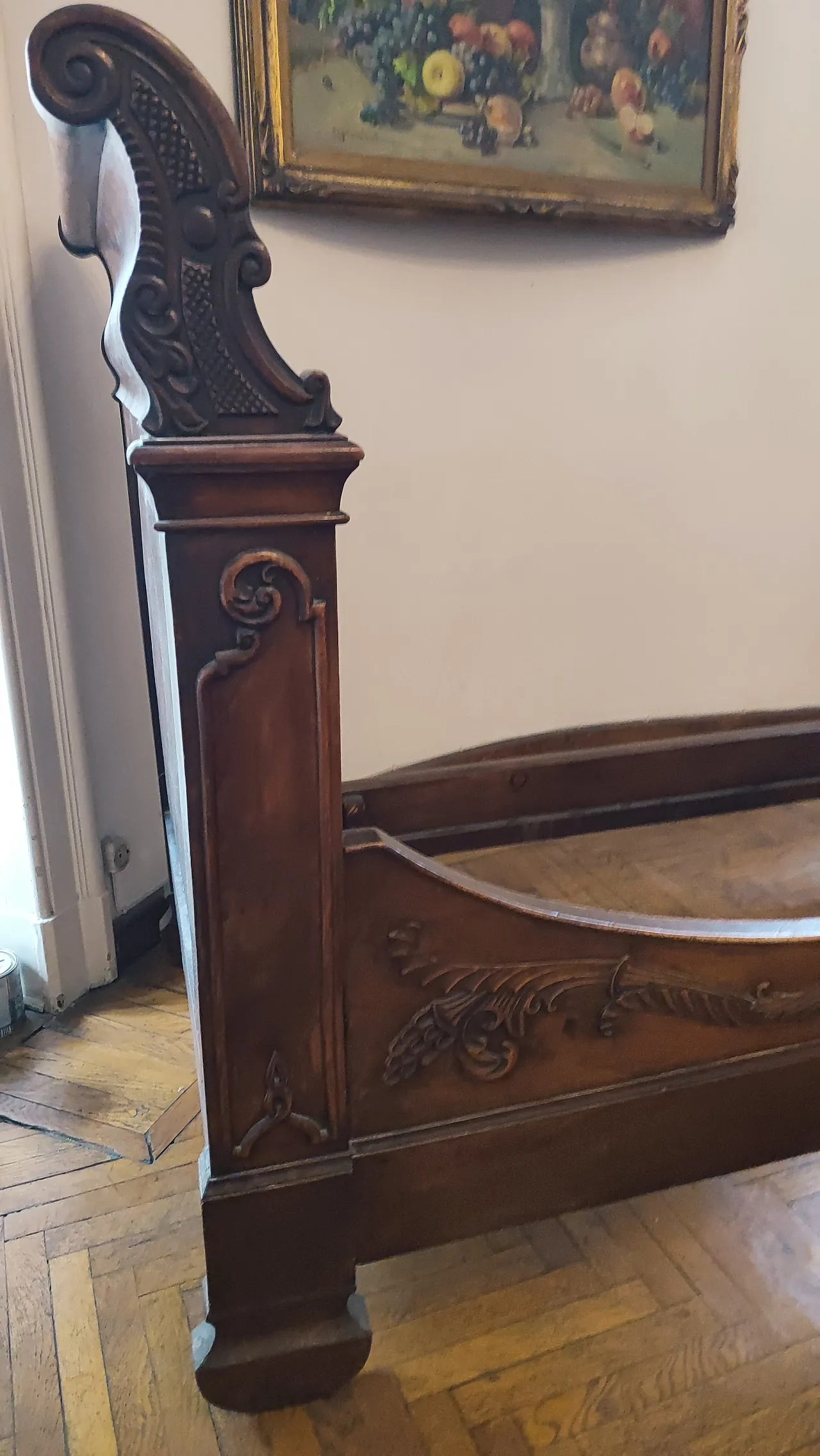 Empire single bed, 19th century 2