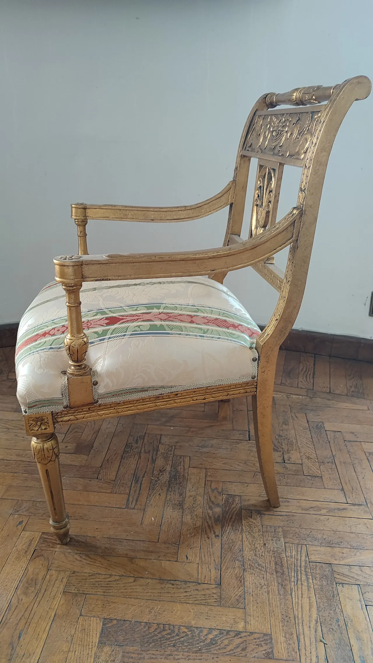 Pair of armchairs Empire style, 19th century 3