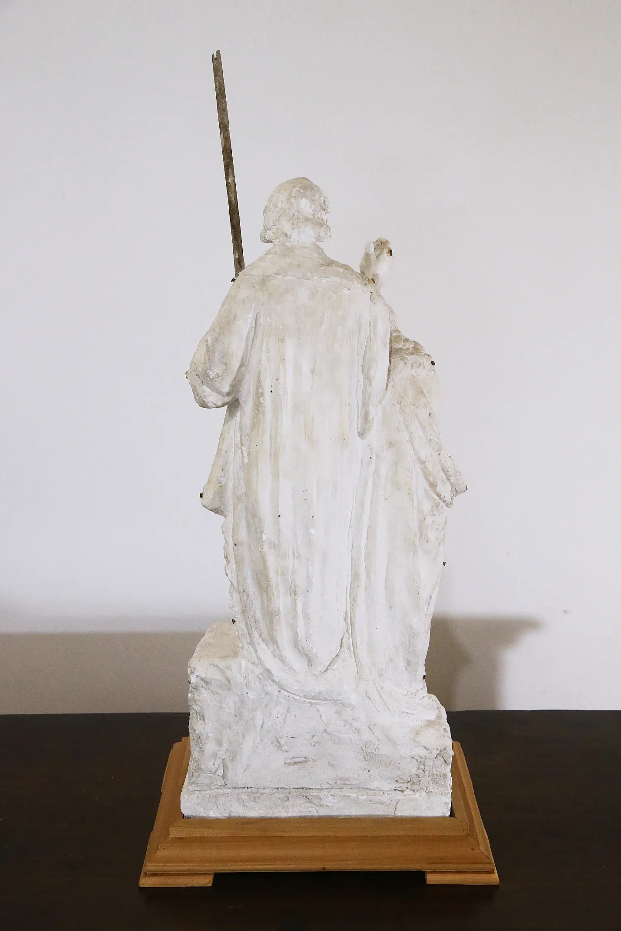 Preparatory plaster sculpture baptism Jesus John the Baptist, 20s 13