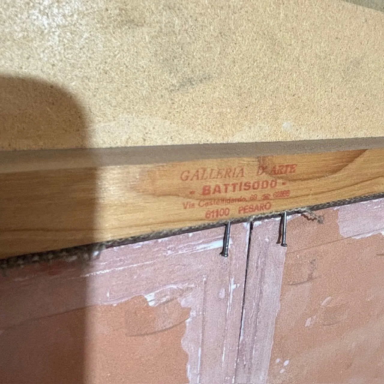 Pannello in maiolica cavalieri Franceschini Pesaro ZG, anni '50 10