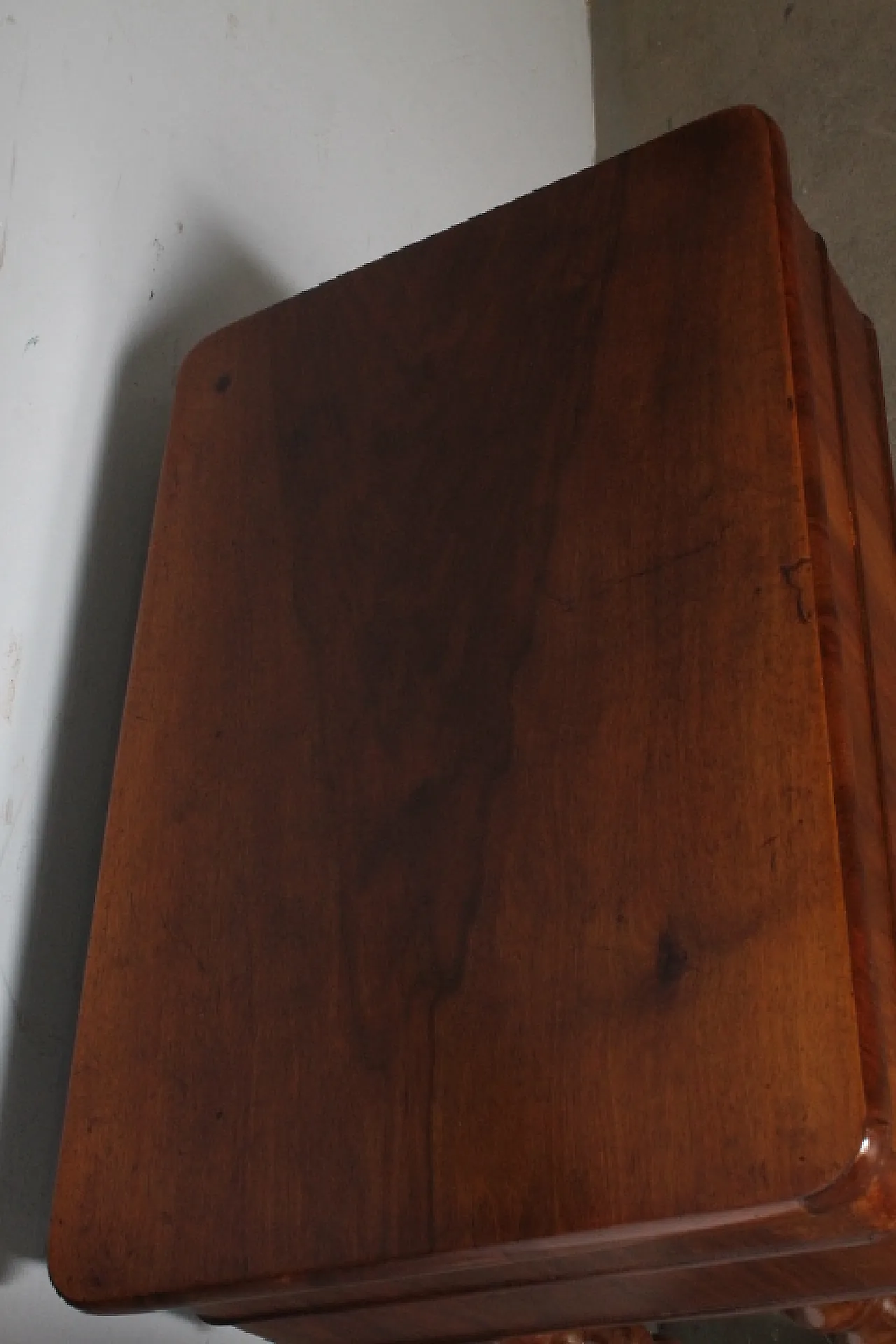 Tavolino da lavoro noce, metà '800 12