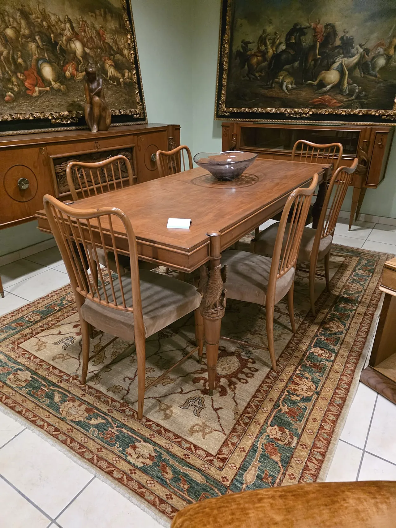 Table and chairs by Pierluigi Colli for Framar, 1950s 11