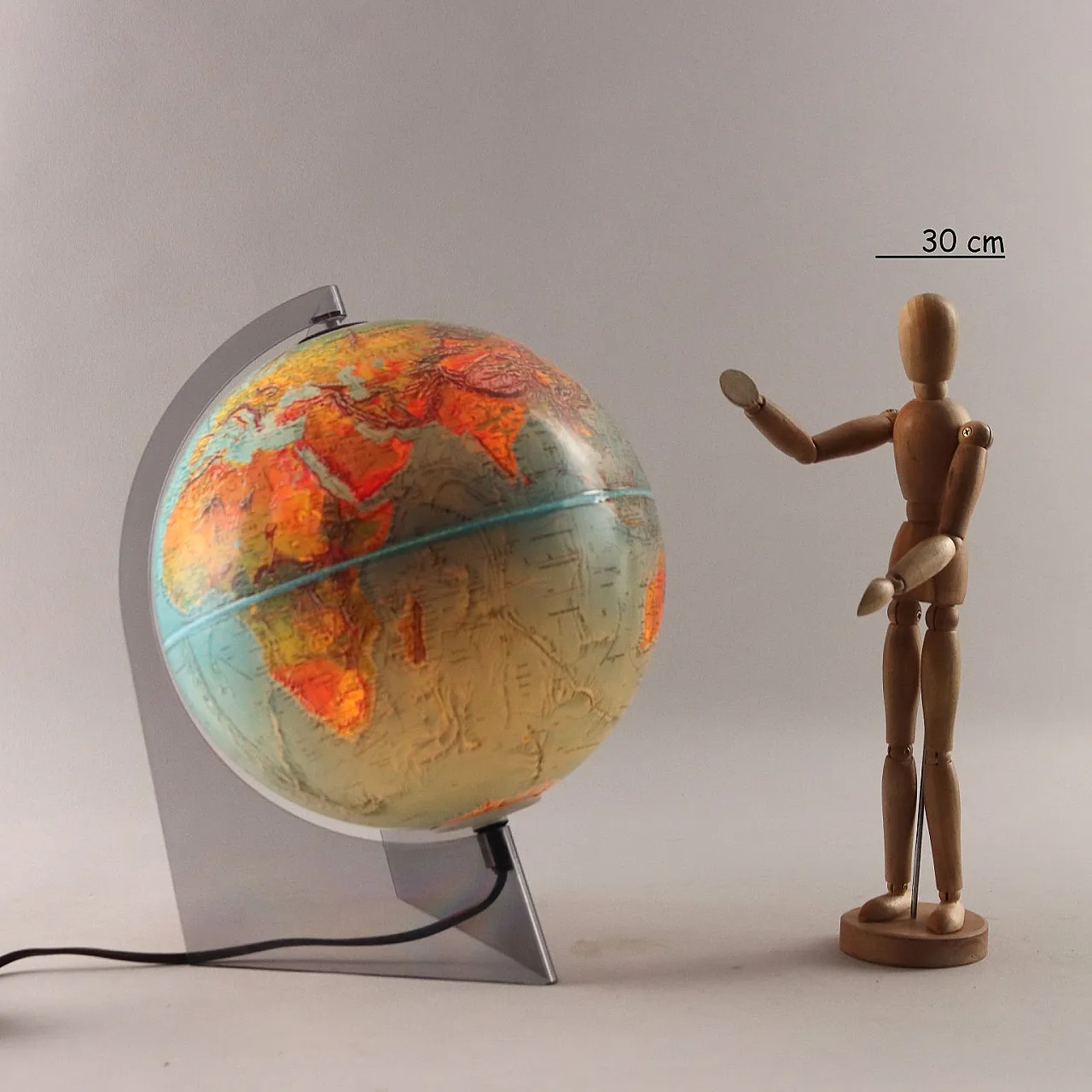 Mappamondo Scanglobe in plastica, '900 2