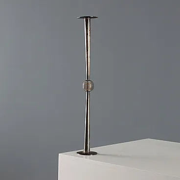 Candelabra in silvered metal by Lino Sabattini, 1960s
