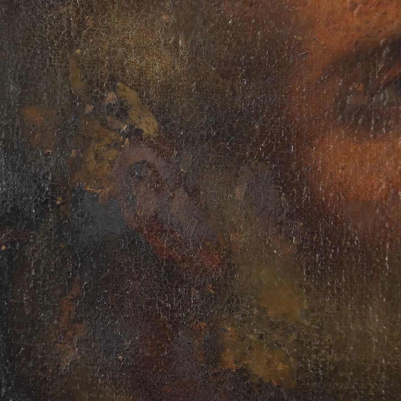 Sacra Famiglia con Santi, olio su tela, '600 9