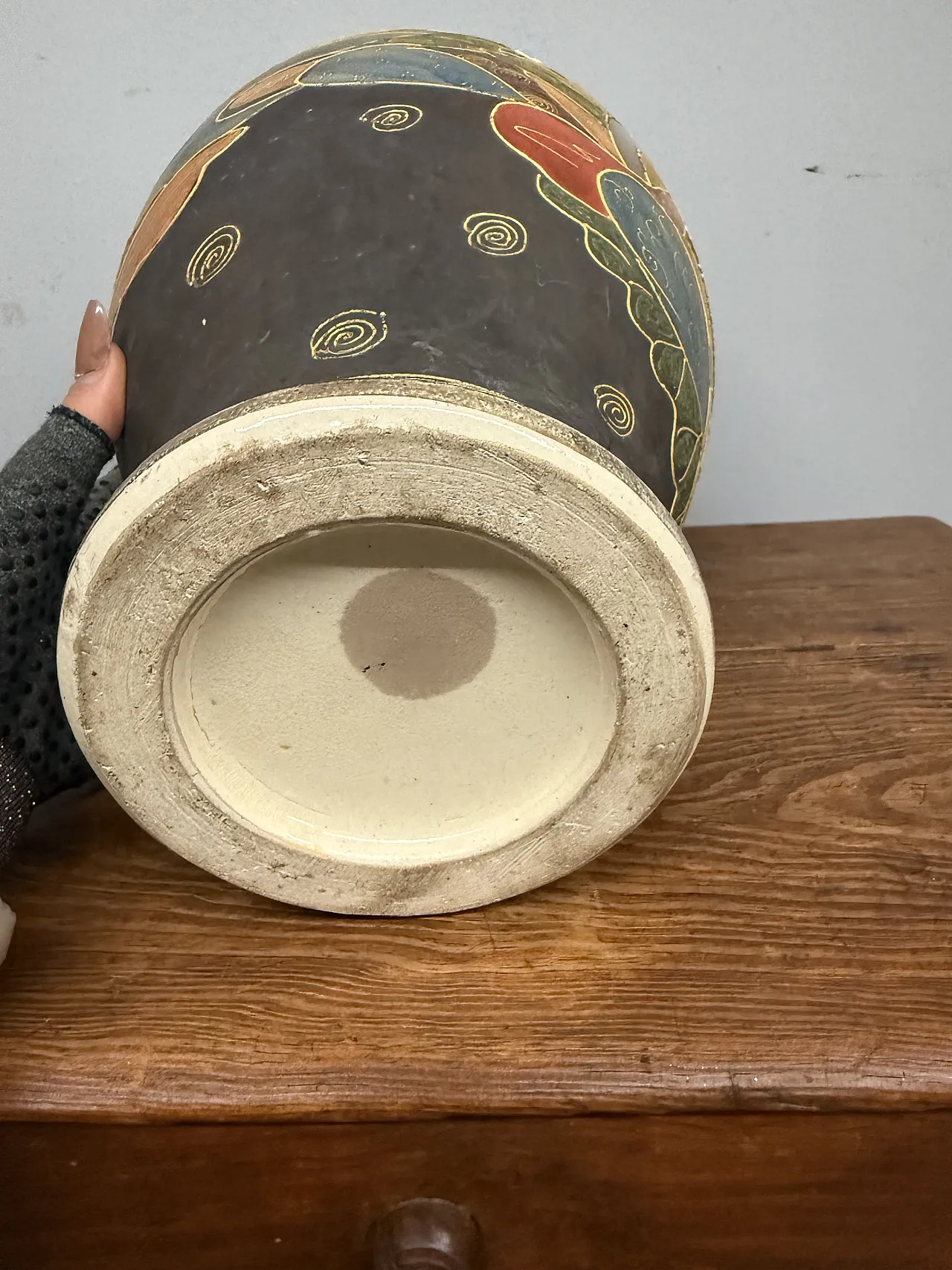 Vaso Giappone Satsumacon personaggi,  '900 9