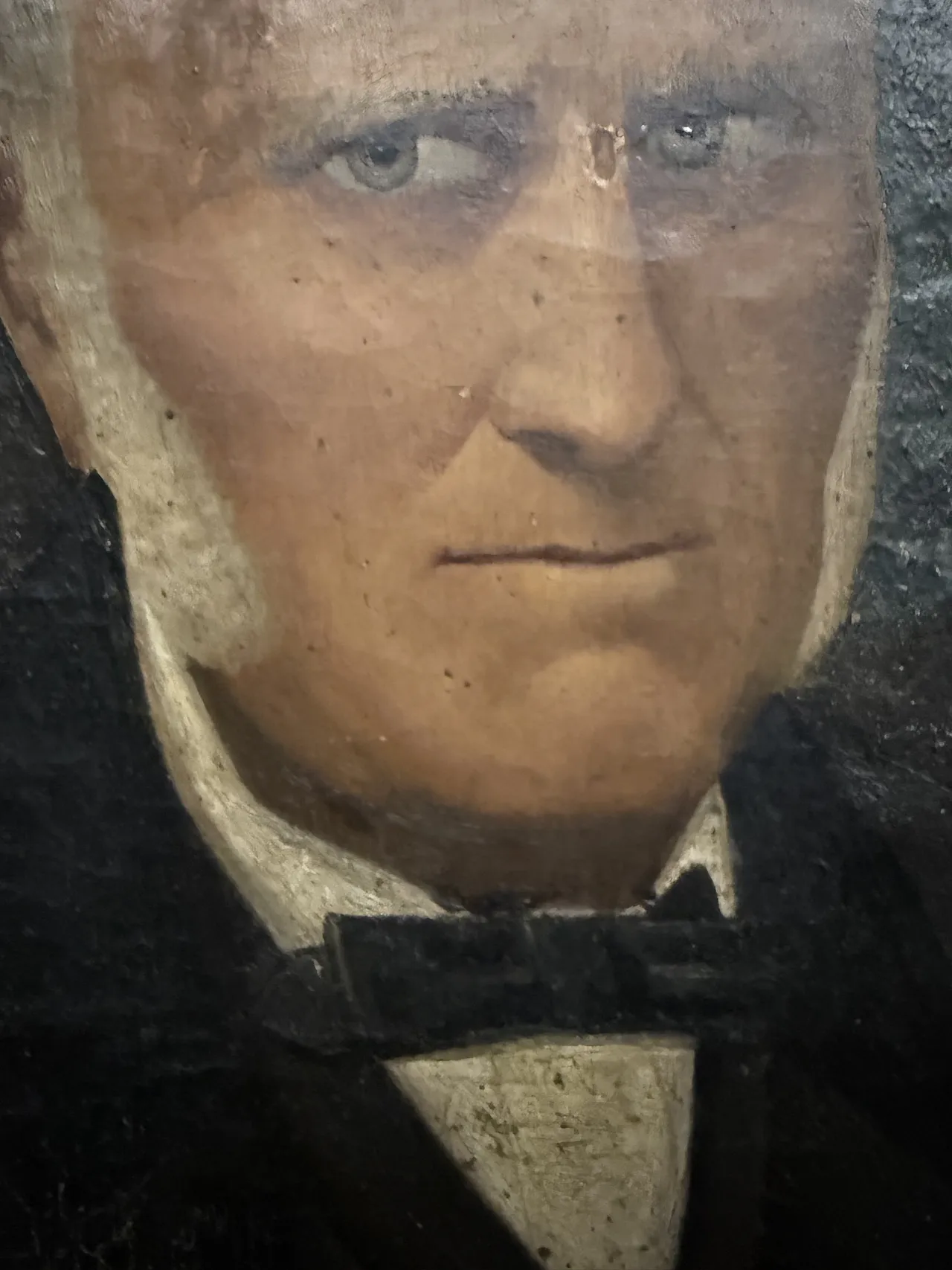 Dipinto olio su tela con personaggio nobile, '800 6