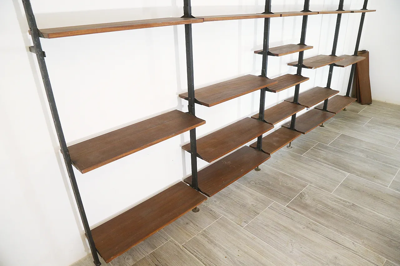 Libreria in mogano, anni '70 10