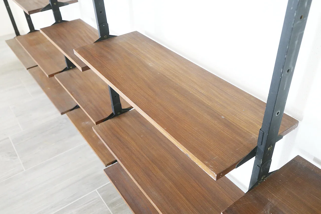 Libreria in mogano, anni '70 13