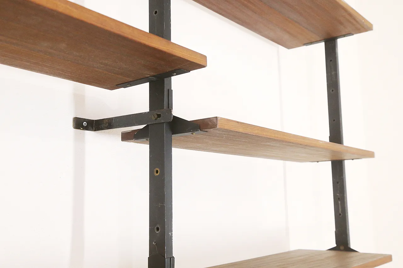 Libreria in mogano, anni '70 14