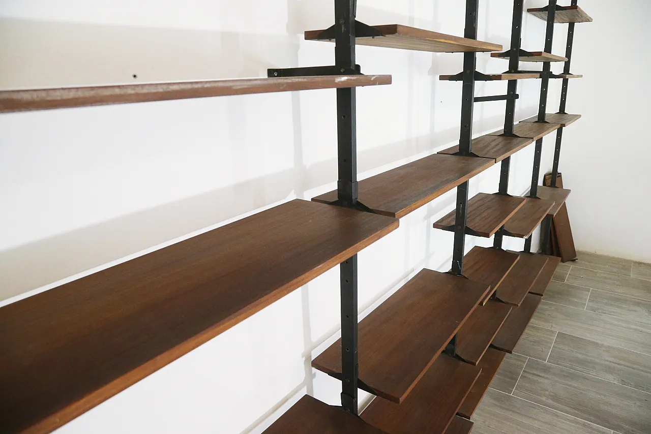 Libreria in mogano, anni '70 17