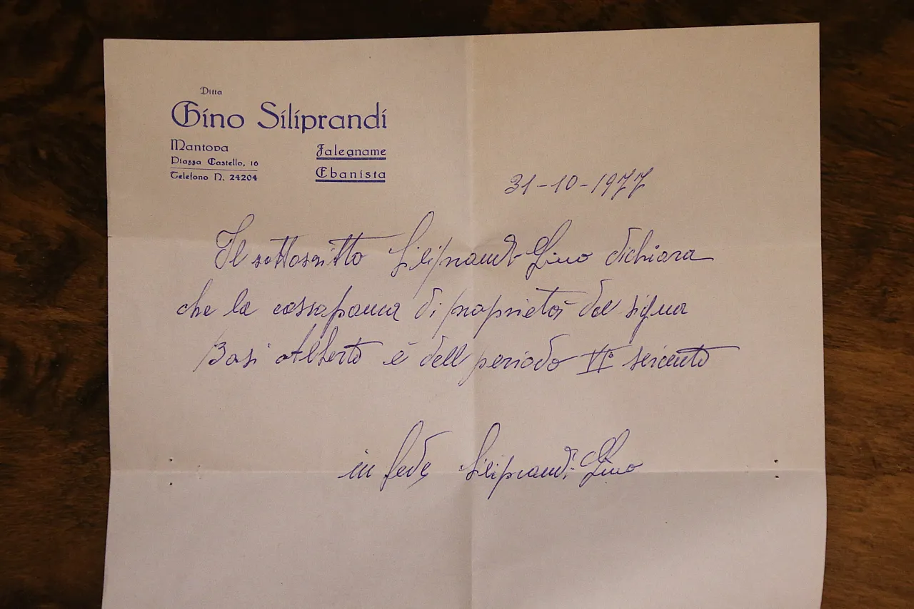 Cassapanca lombardo veneta in pioppo, '600 10