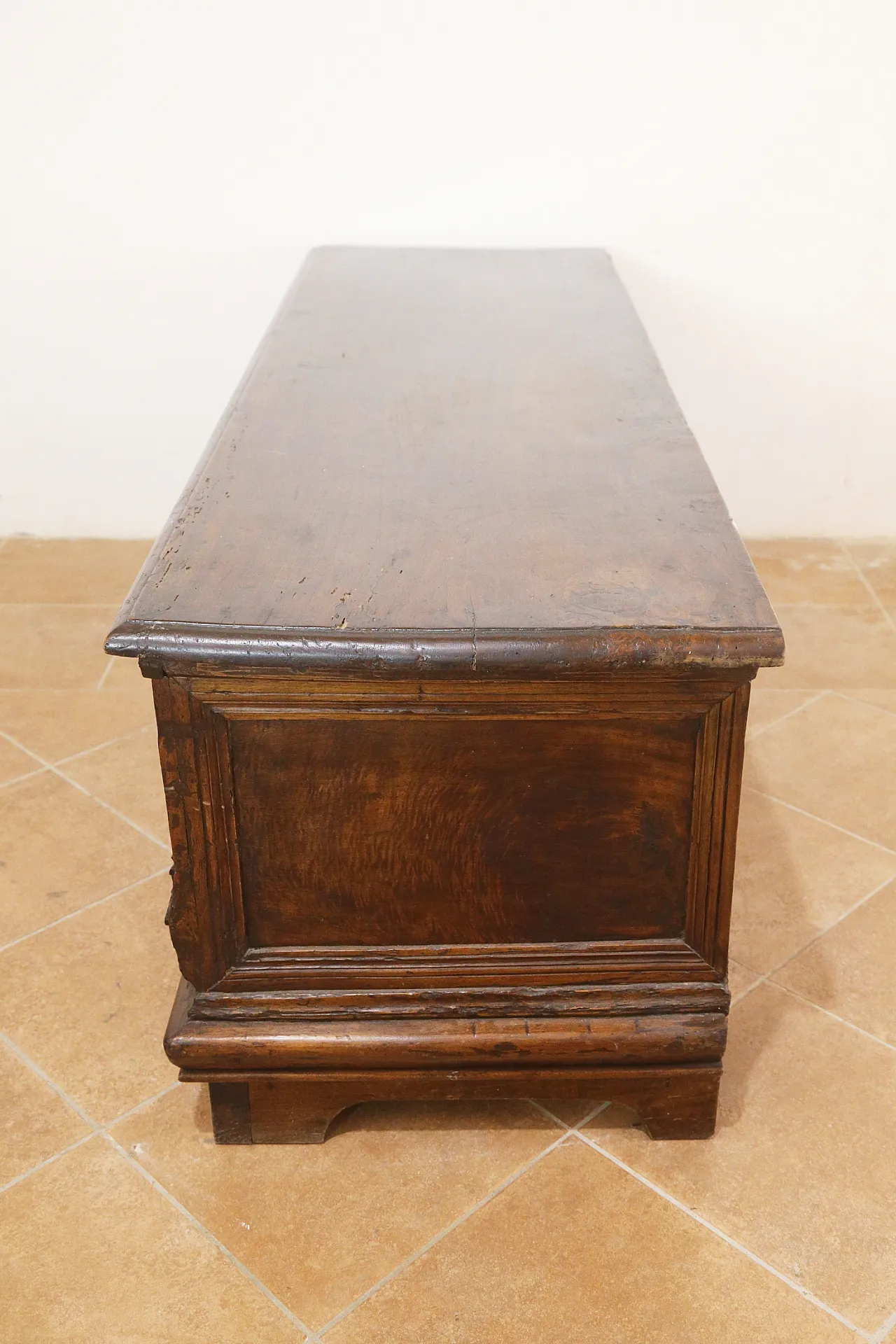 Cassapanca lombardo veneta in pioppo, '600 24