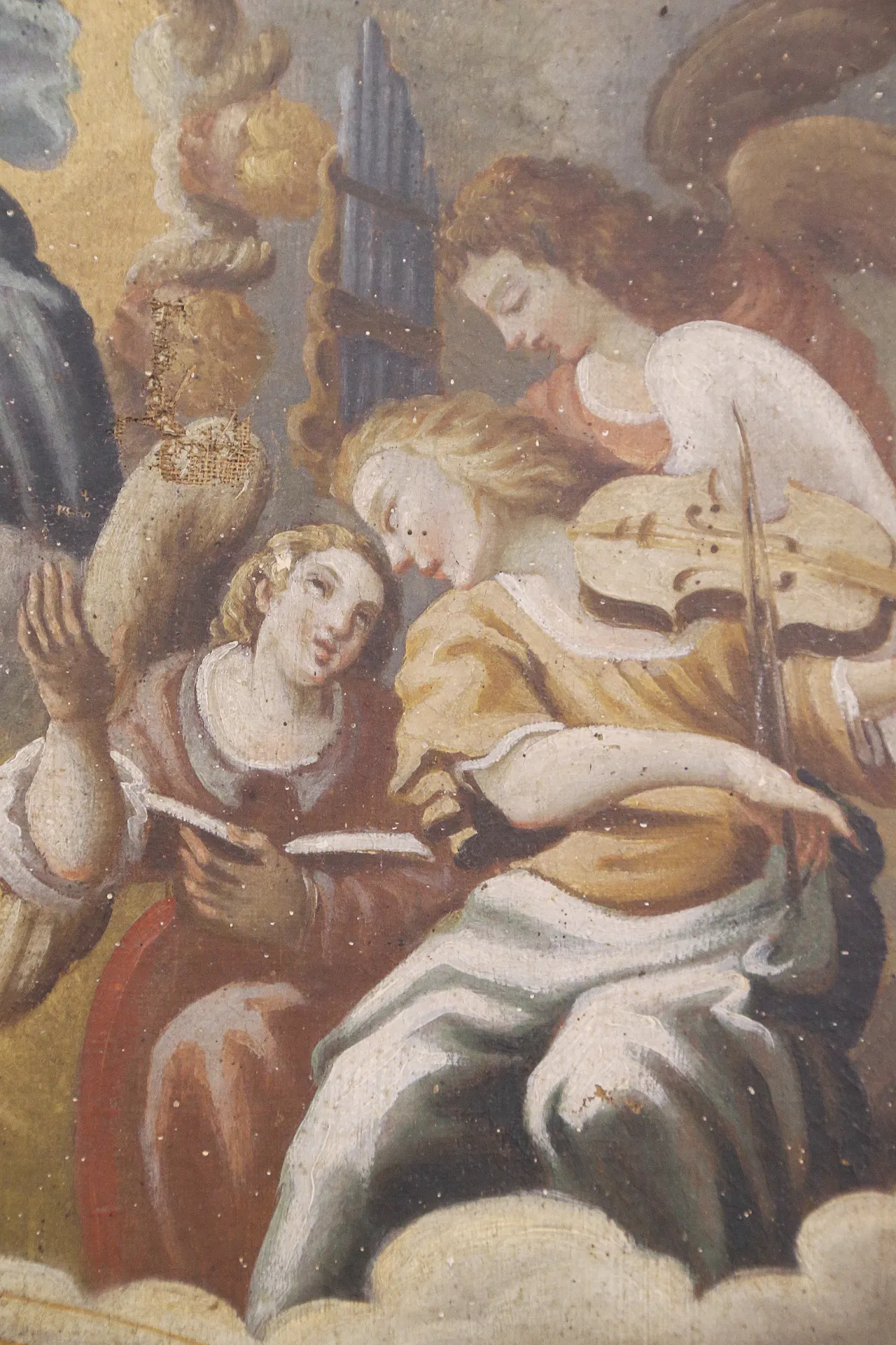 Death of Saint Joseph, Baroque oil on canvas painting, 17th century 15