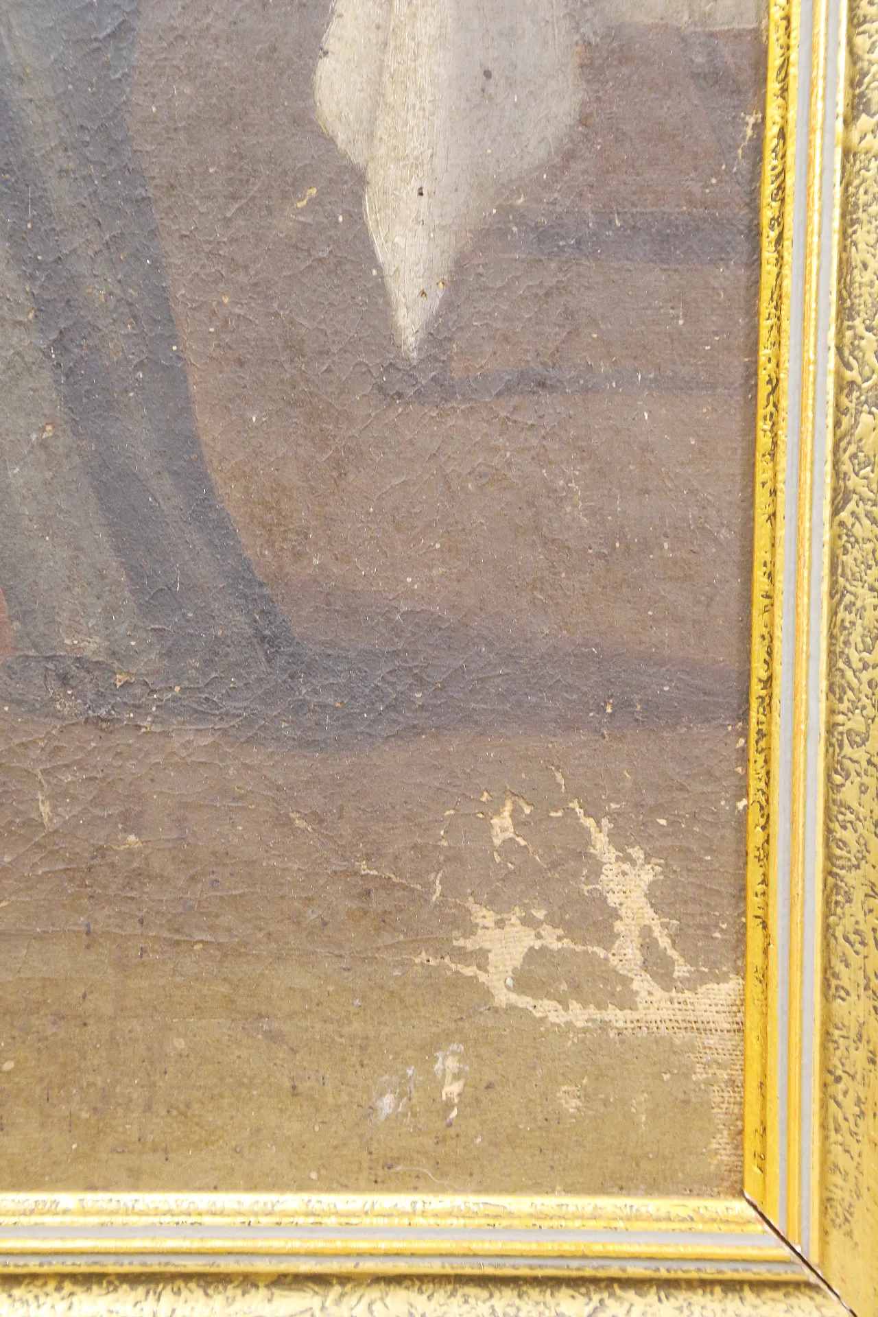 Death of Saint Joseph, Baroque oil on canvas painting, 17th century 18