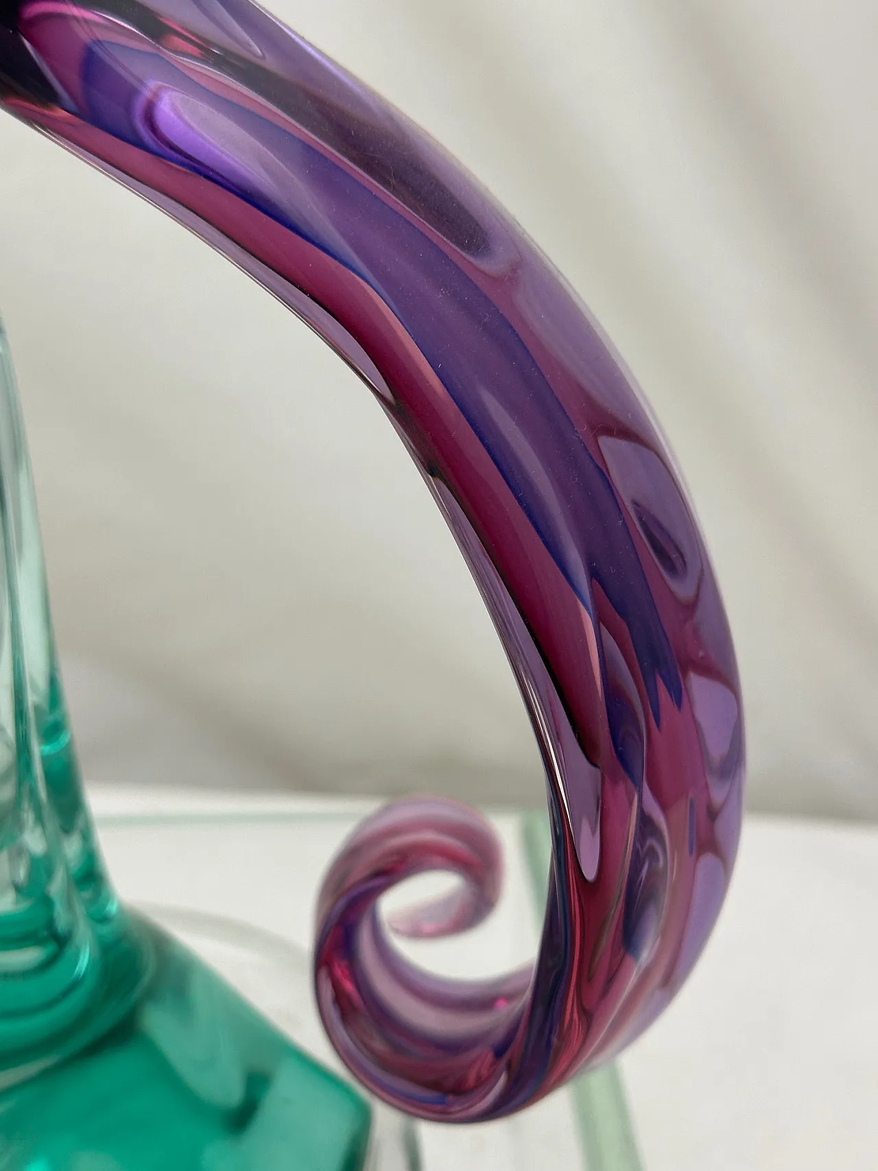 Scultura pappagallo di Archimede Seguso in vetro di Murano, anni '70 8