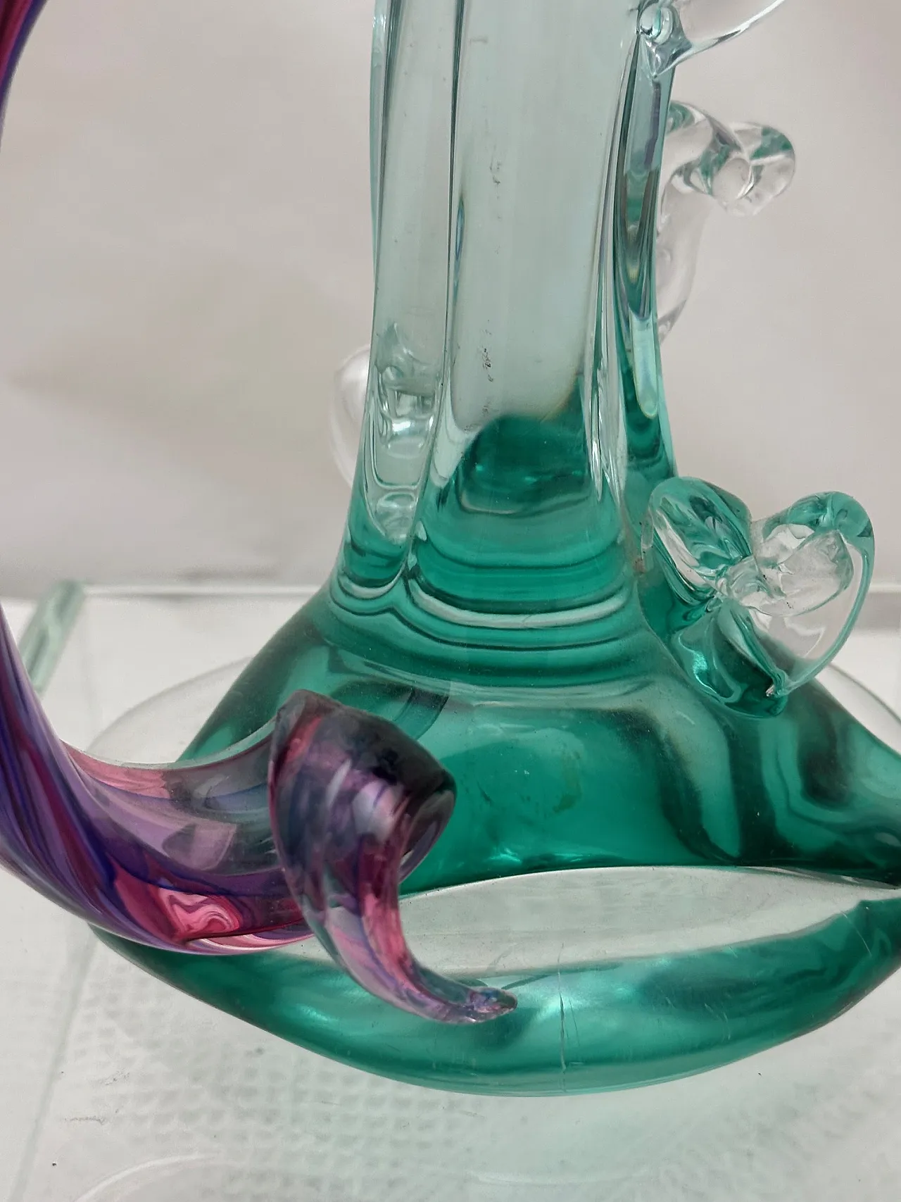 Scultura pappagallo di Archimede Seguso in vetro di Murano, anni '70 9