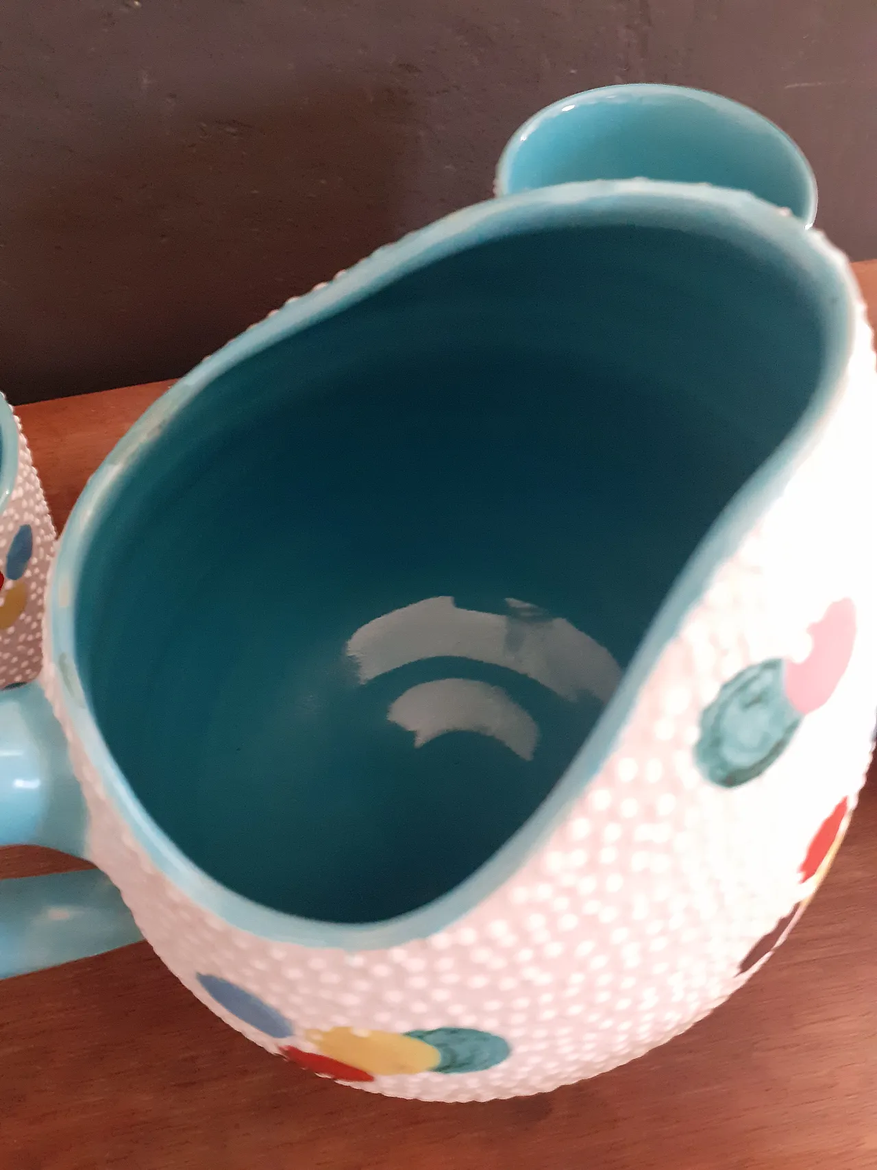 Jug and glasses by Deruta, 50s 4