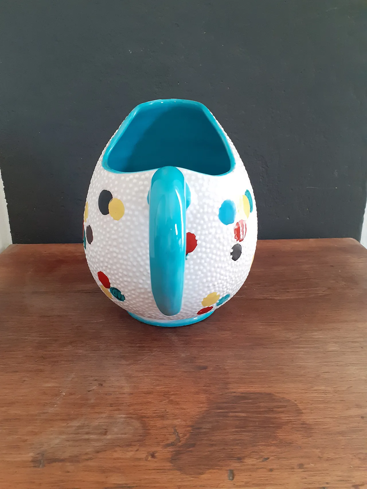 Jug and glasses by Deruta, 50s 5