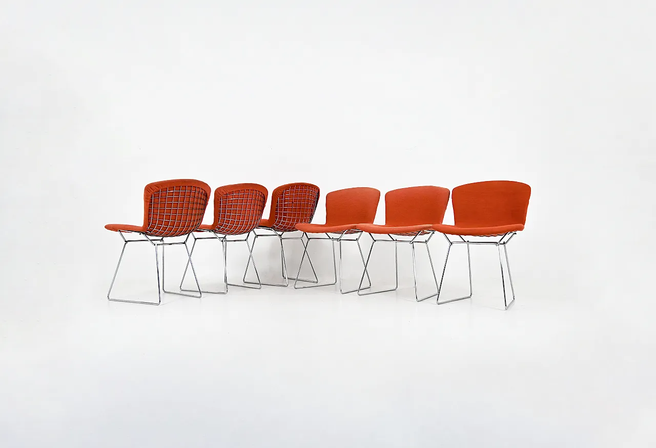 Sedie di Harry Bertoia per Knoll, anni '60, set di 6 1