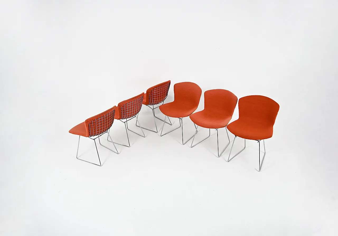 Sedie di Harry Bertoia per Knoll, anni '60, set di 6 2