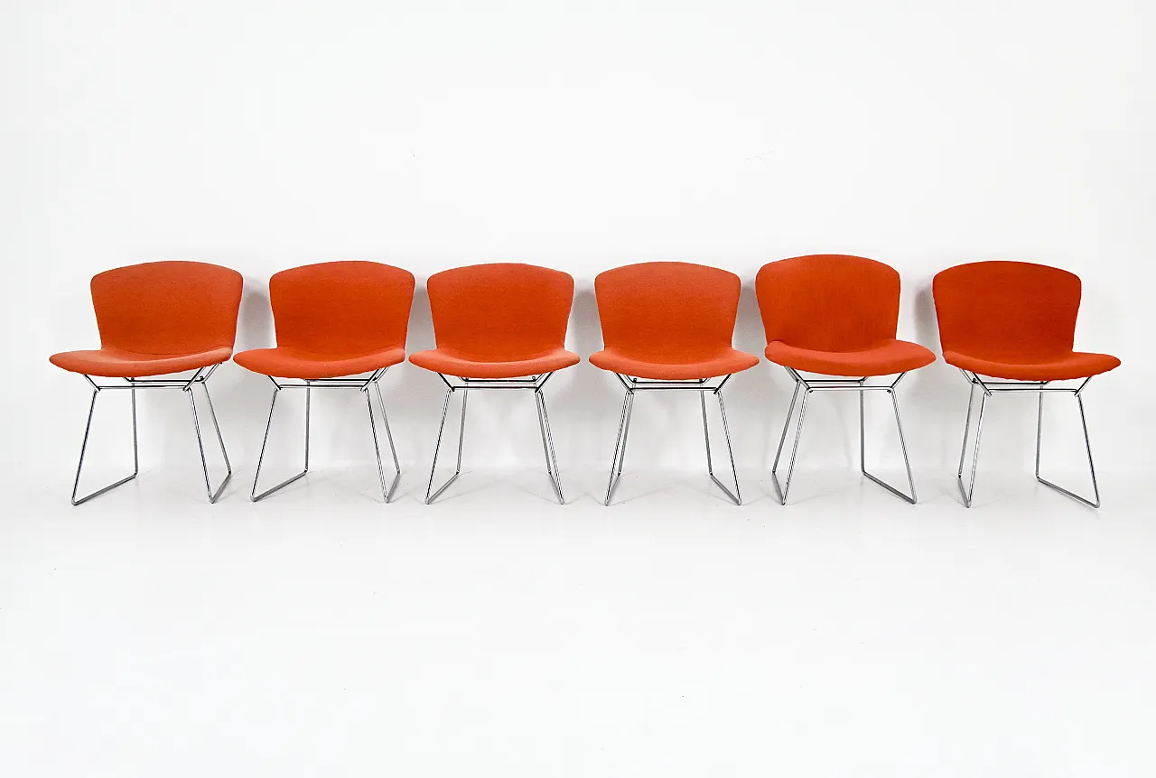 Sedie di Harry Bertoia per Knoll, anni '60, set di 6 3