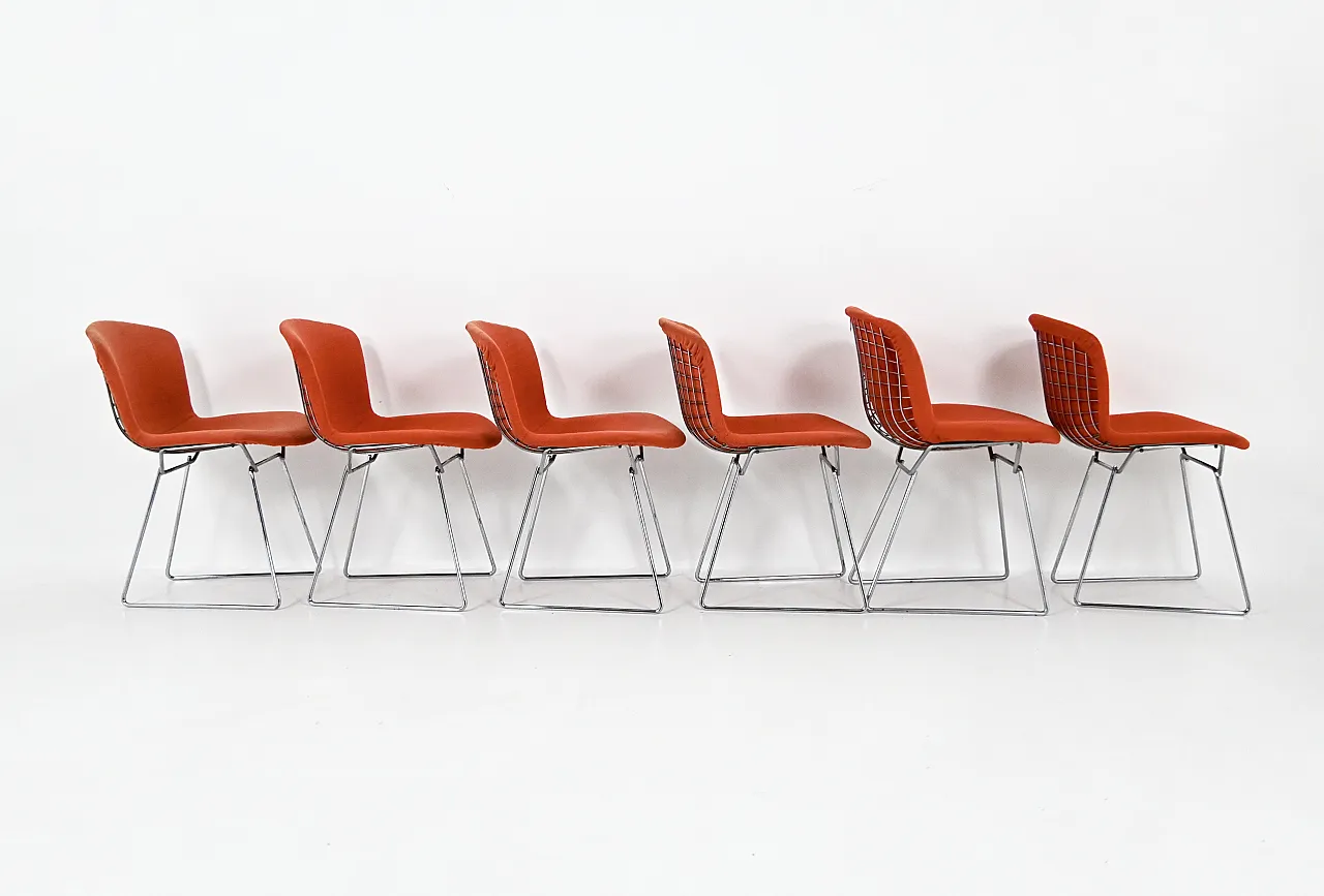Sedie di Harry Bertoia per Knoll, anni '60, set di 6 4