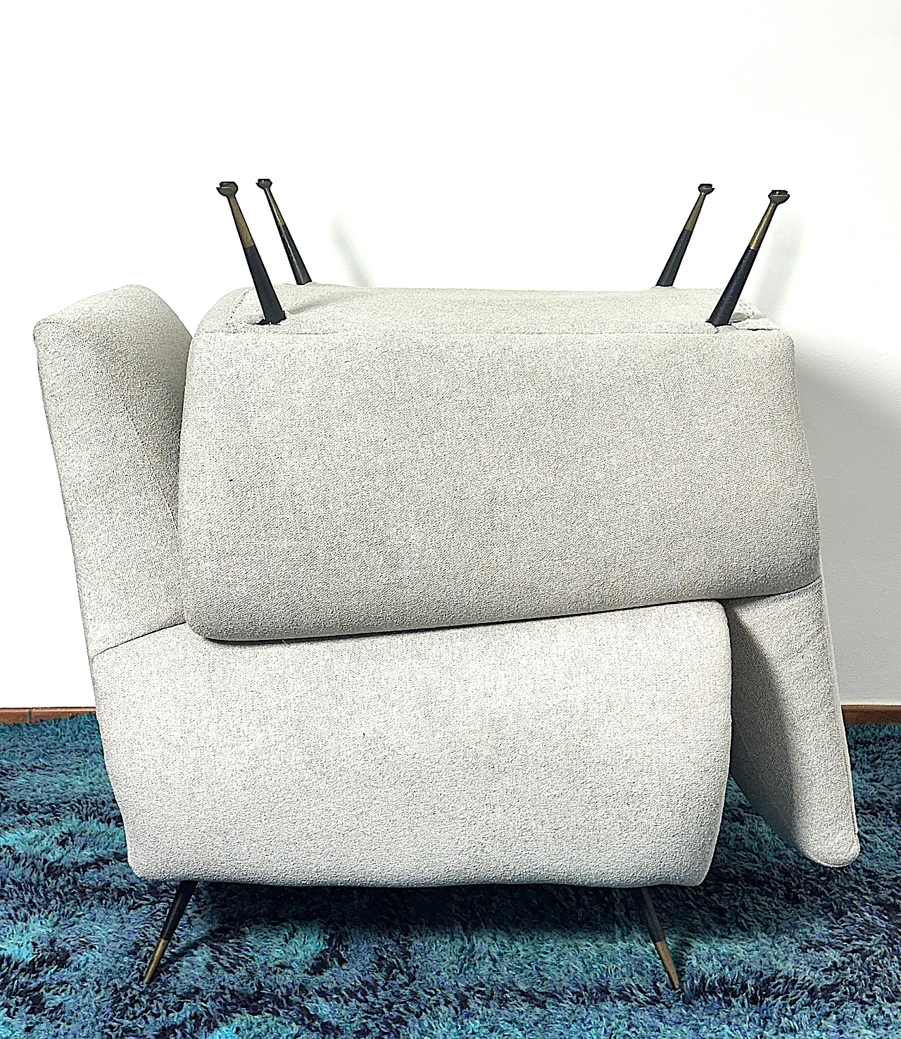 Coppia di Poltrone di Gigi Radice per Minotti, Anni '50 16