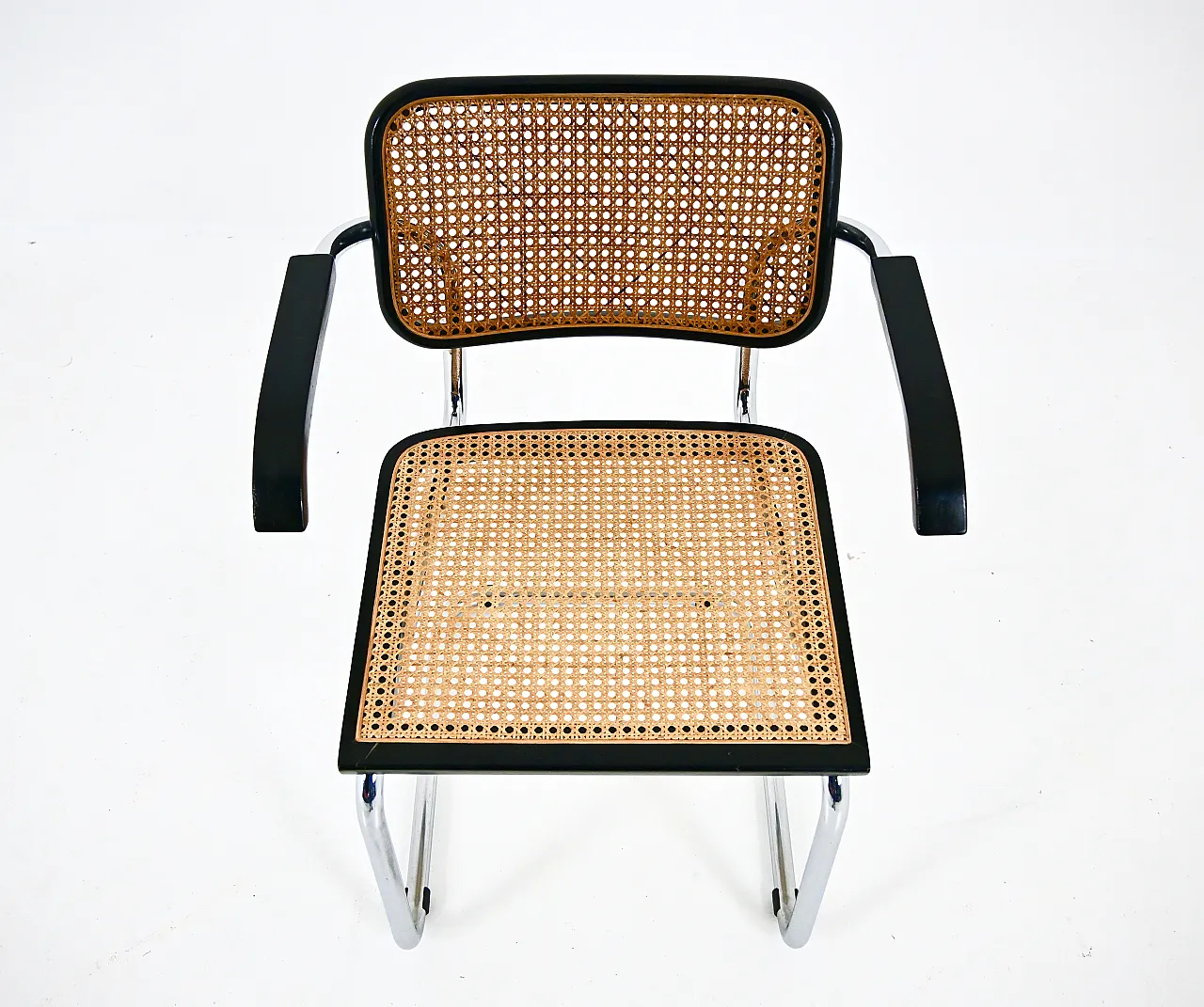 4 Sedie da pranzo stile B32 di Marcel Breuer, anni '90 8