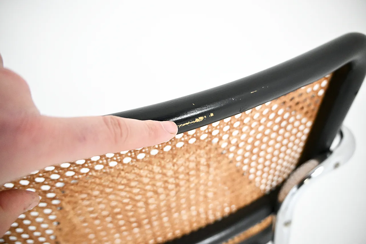 4 Sedie da pranzo stile B32 di Marcel Breuer, anni '90 9