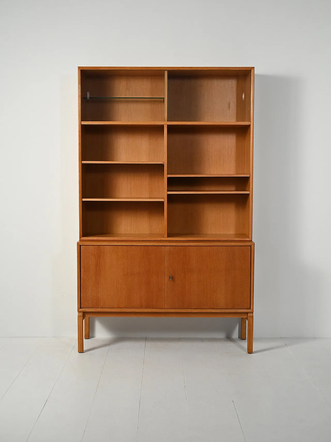 Bookcase with display cabinet by Marian Grabinsky for IKEA 2