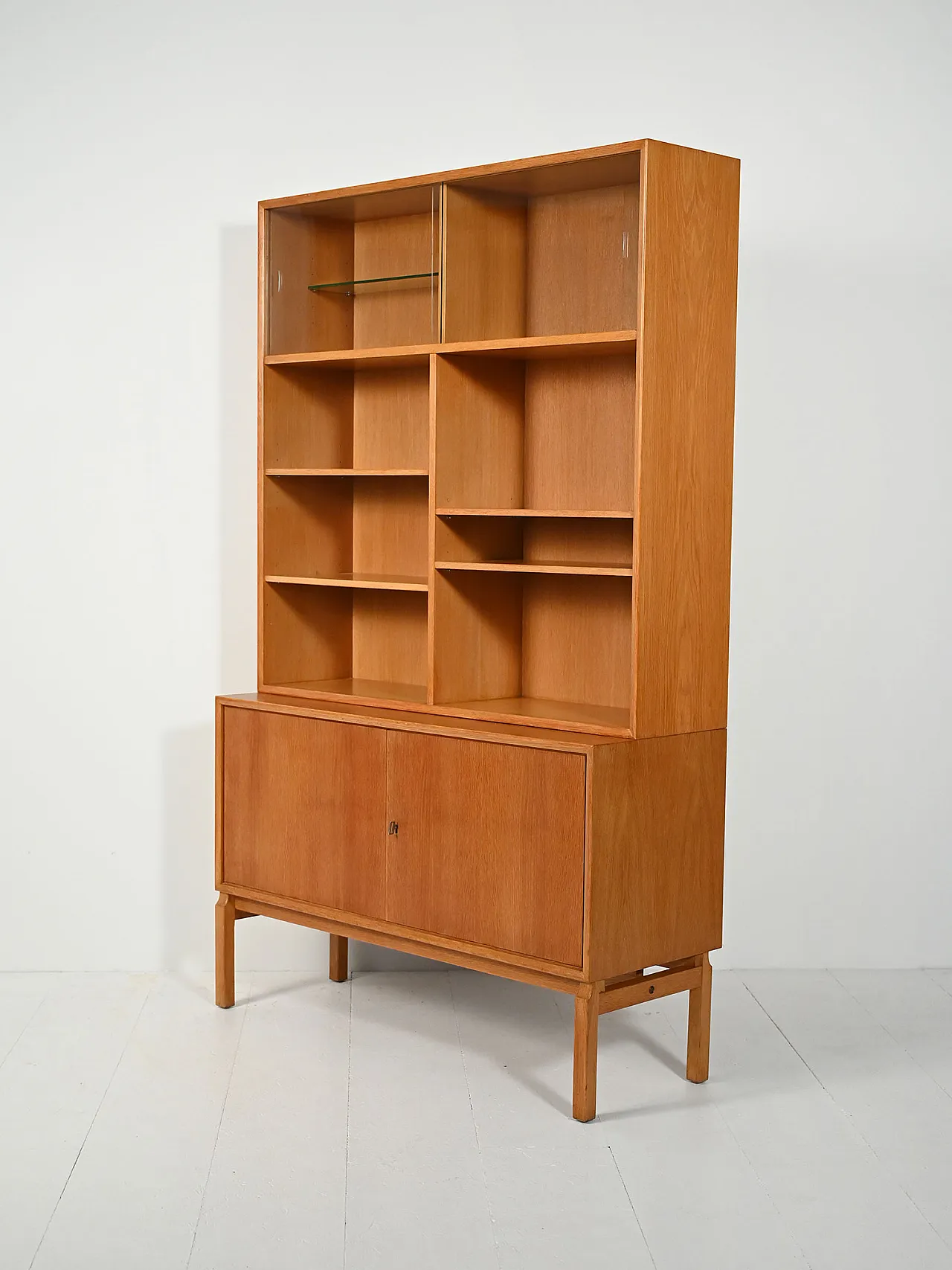 Bookcase with display cabinet by Marian Grabinsky for IKEA 5