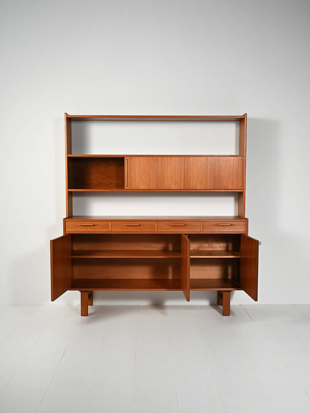 Sideboard with teak bookcase, 1960s 3