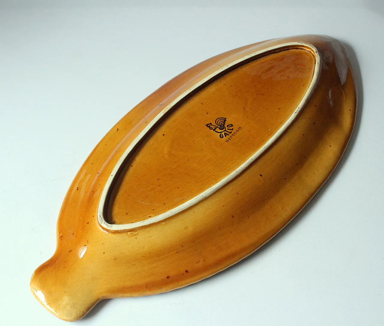 Ceramic fish plate by Gallo Neptuno, anni '90 4